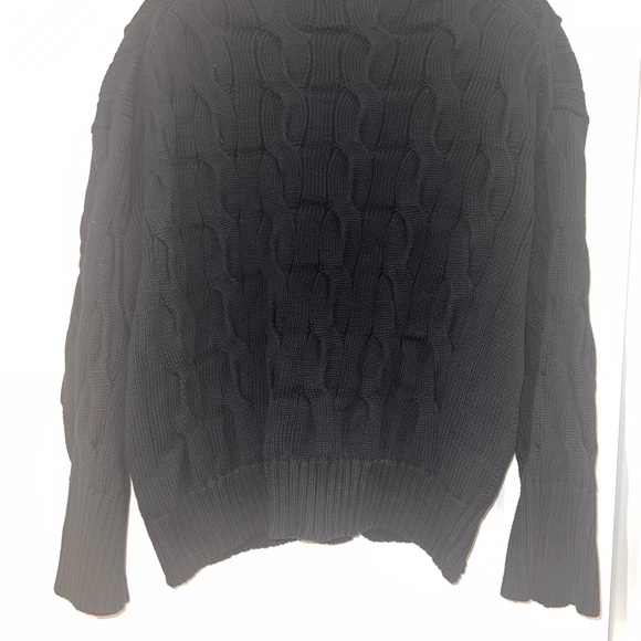 🖤 Polo Ralph Lauren Cable Knit Sweater – Women’s Size M - Picture 4 of 4